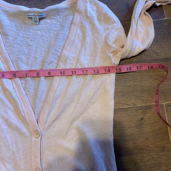 Vintage American Eagle Outfitters Y2k Pink Sweater Cardigan XS - Picture 2 of 3
